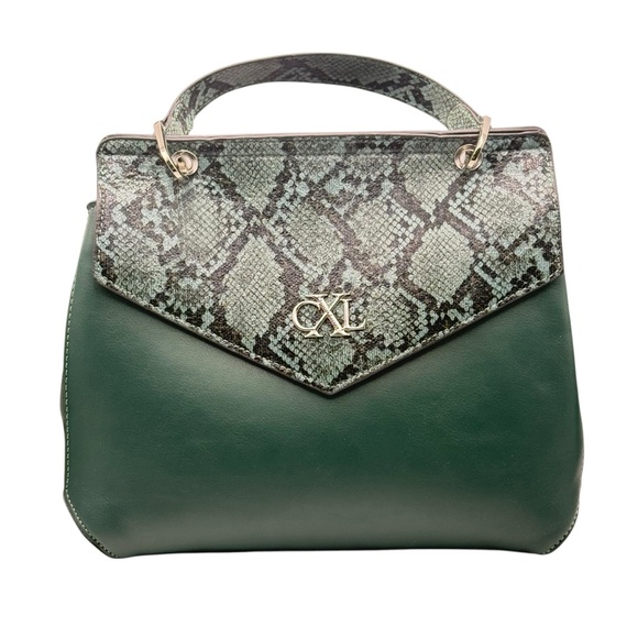 Christian Lacroix Handbags - CXL by Christian Lacroix Sable Prism Python Satchel Purse